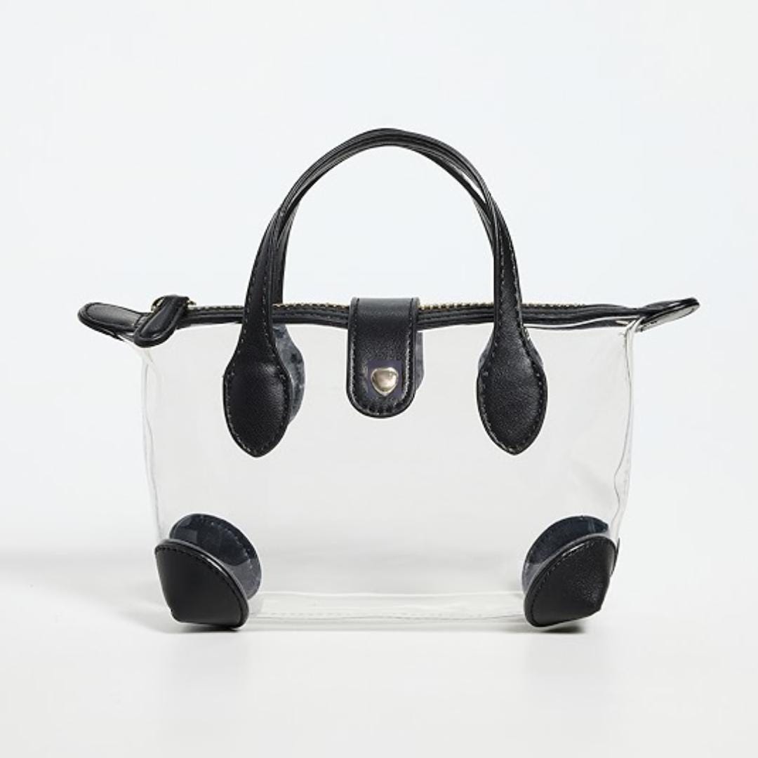 Clear Mini Purse - Stadium Bag - Transparent Tote - Gameday Purse