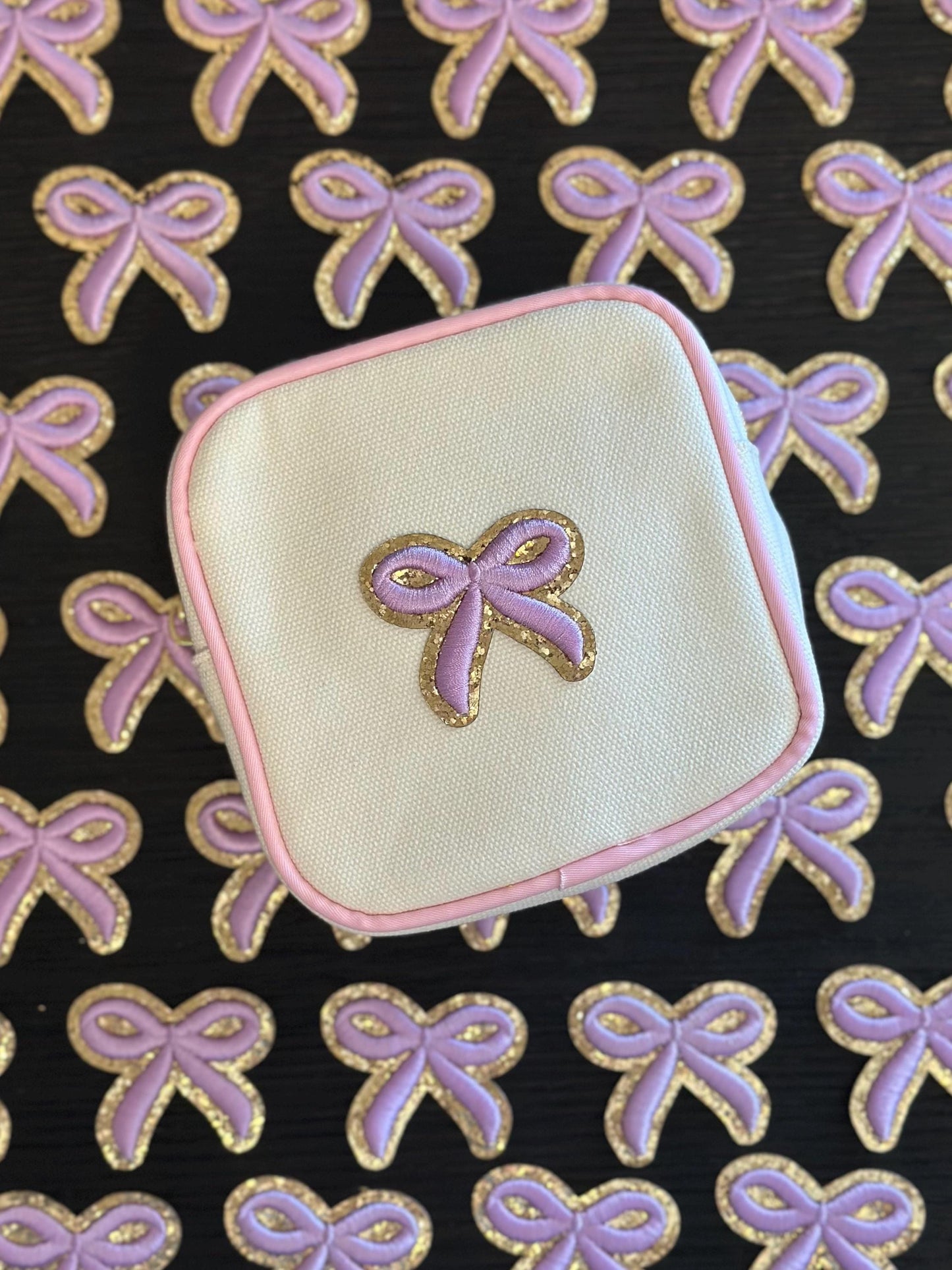 Lavender coquette BOW patch