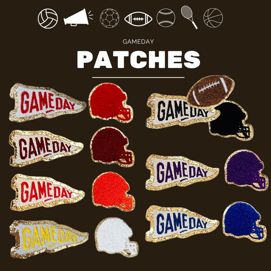 GAMEDAY PATCHES - personalize any bag / stadium purse with team colors