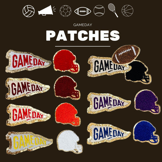 GAMEDAY PATCHES - personalize any bag / stadium purse with team colors