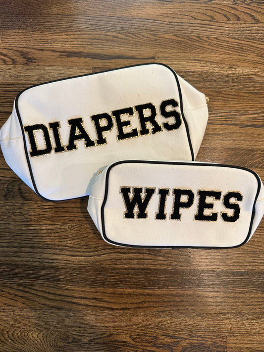Extra Large XL Canvas Bag - Personalized, Patches Included