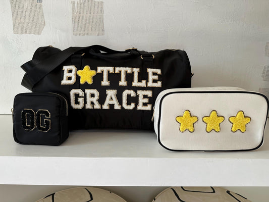 Large Canvas Bag - Personalized, Patches Included