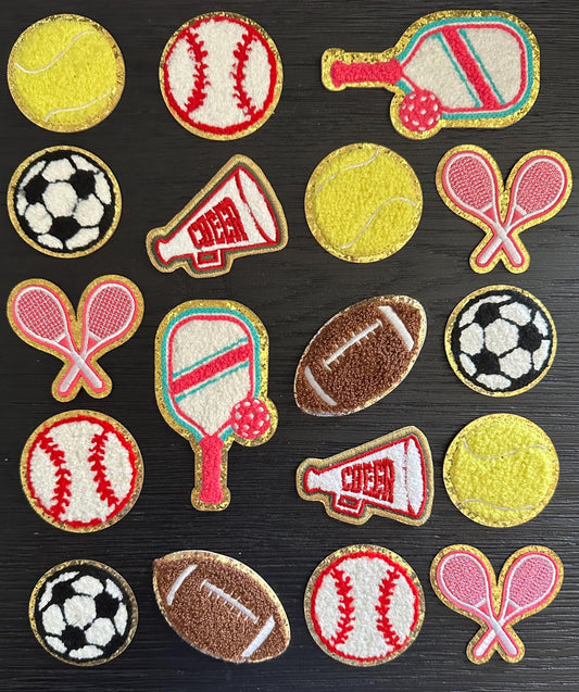 Sports Patches - personalize any pouch / sports bag / stadium purse